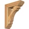Ekena Millwork Merced Slat Rough Sawn Bracket w/ Offset Brace, Western Red Cedar, 6"W x 20"D x 24"H BKT0604X20X24MRC06RWR - alternate 1
